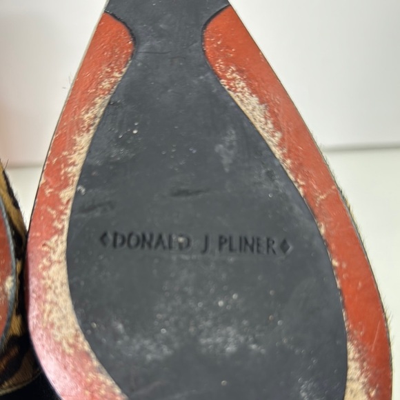 Couture Donald J. Pliner Fabulous Animal Print Heels Women's Shoes size 9 - Picture 7 of 14